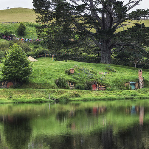 Hobbiton Movie Set